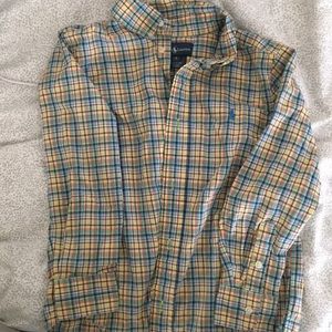 Boys Ralph Lauren Plaid Button Down Dress Shirt 6